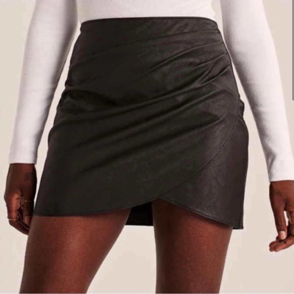 Abercrombie Leather Skirt